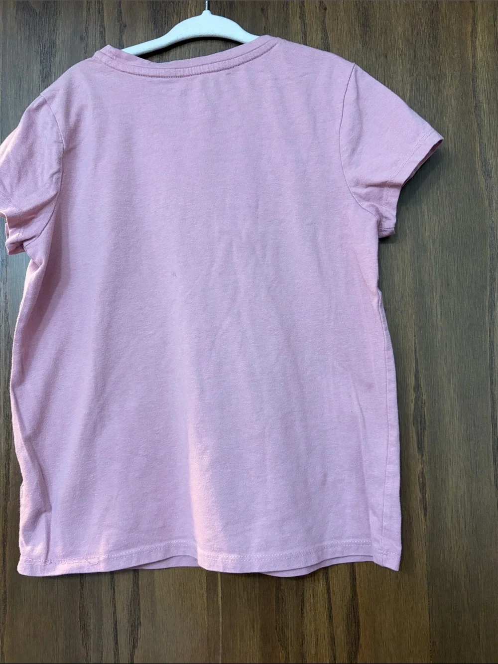 Cat & Jack Pink Short Sleeve Tee with Dreamy Girl & Birds Graphic